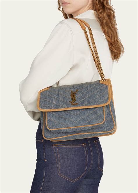 ysl bag jean|yves saint laurent denim bag.